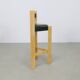 3x Postmodern Barstools in Leather, 1990s