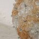 Wonderful Orange and Transparent Murano Glass Ceiling Light Flower by Seguso