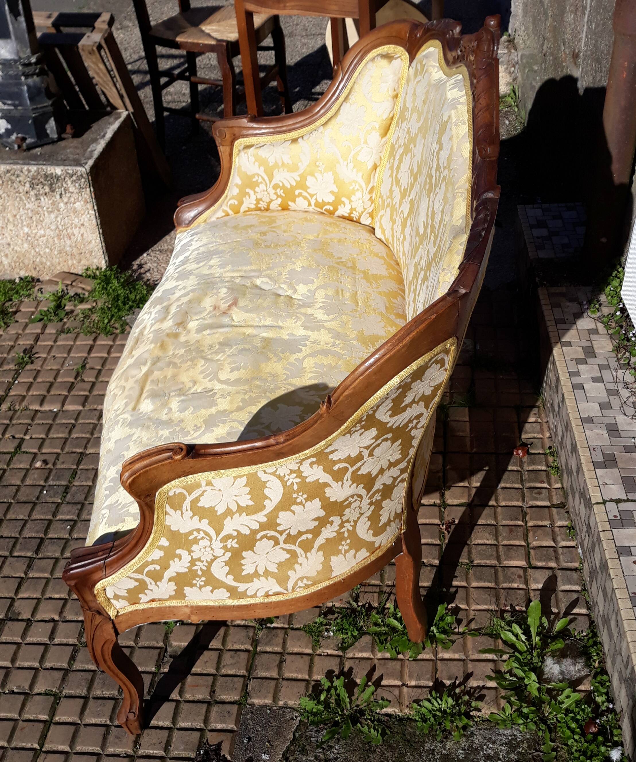 Banquette de style Louis XV