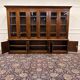 Large English Bookcase with Glass Doors