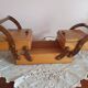 Small wooden sewing box worker