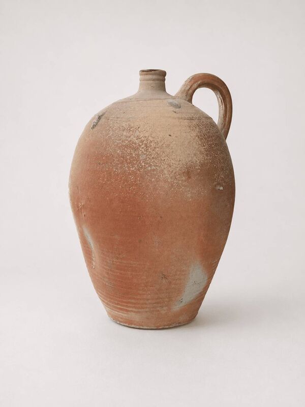 Vase jarre ancienne en grès émaillé