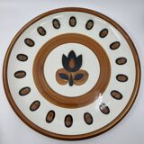 Boch la Louvière Kimono plate set Belgium 1970 (Set of 7)