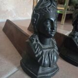 Pair of old andirons