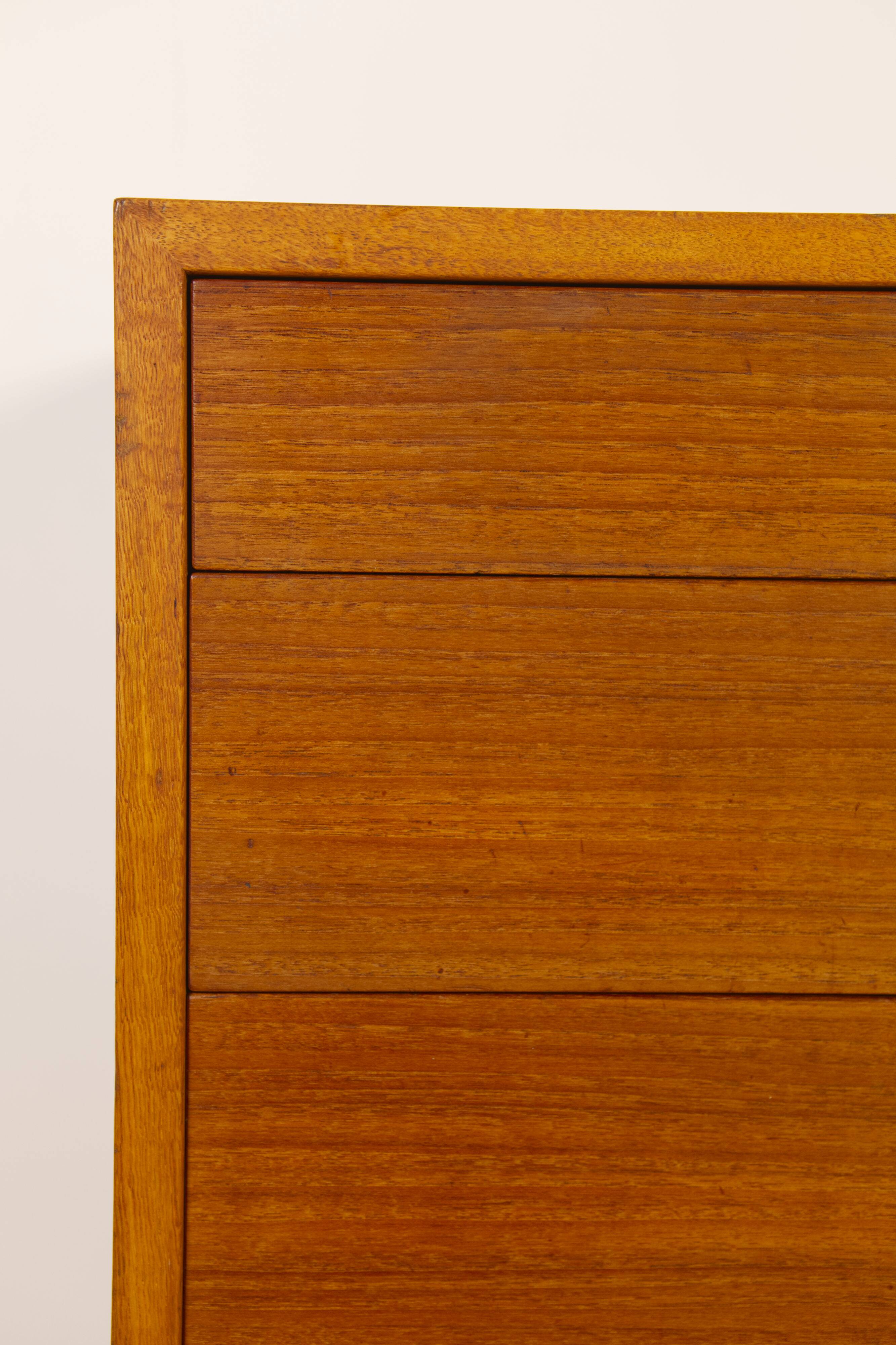 Oak and teak chest of drawers by Børge Mogensen for Karl Andersson & Söner, 1958