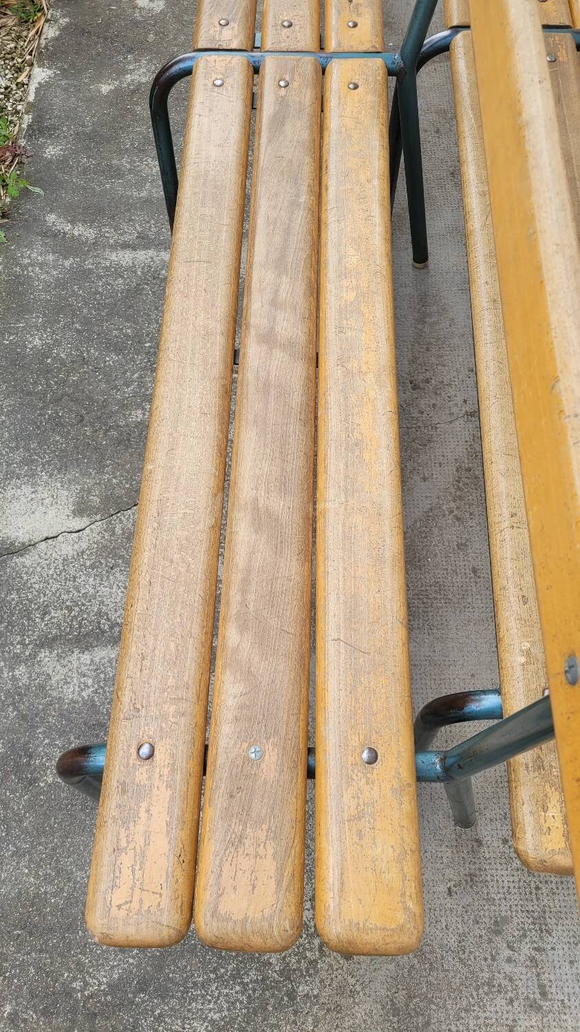 Pair of Mullca nursery school benches 1950s