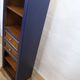 Renovated bookcase with 4 shelves and 2 drawers, France 1960
