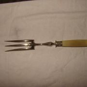 Carving service for leg of lamb from the early 20th century (art deco)