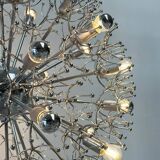 XL Chrome "Sputnik" chandelier