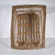 Panier en rotin 1960