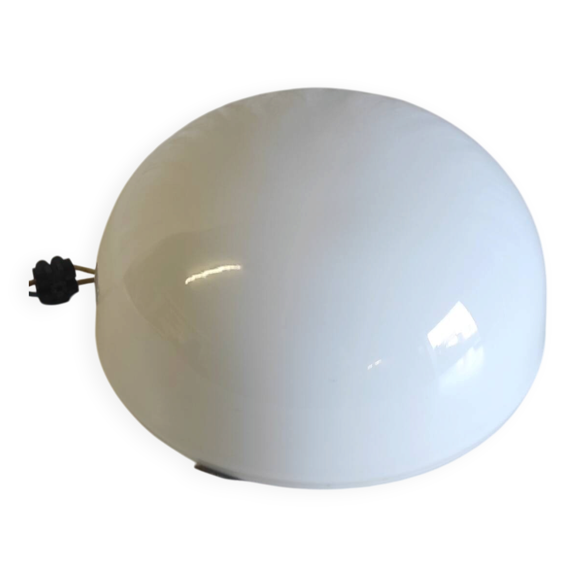 Ceiling light or globe wall lamp opaline diameter 15 cm. Mid 20th century.