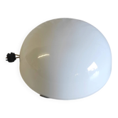 Plafonnier ou applique globe opaline diam. 15 cm. Mid.XXeme