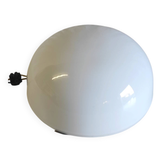 Ceiling light or globe wall lamp opaline diameter 15 cm. Mid 20th century.