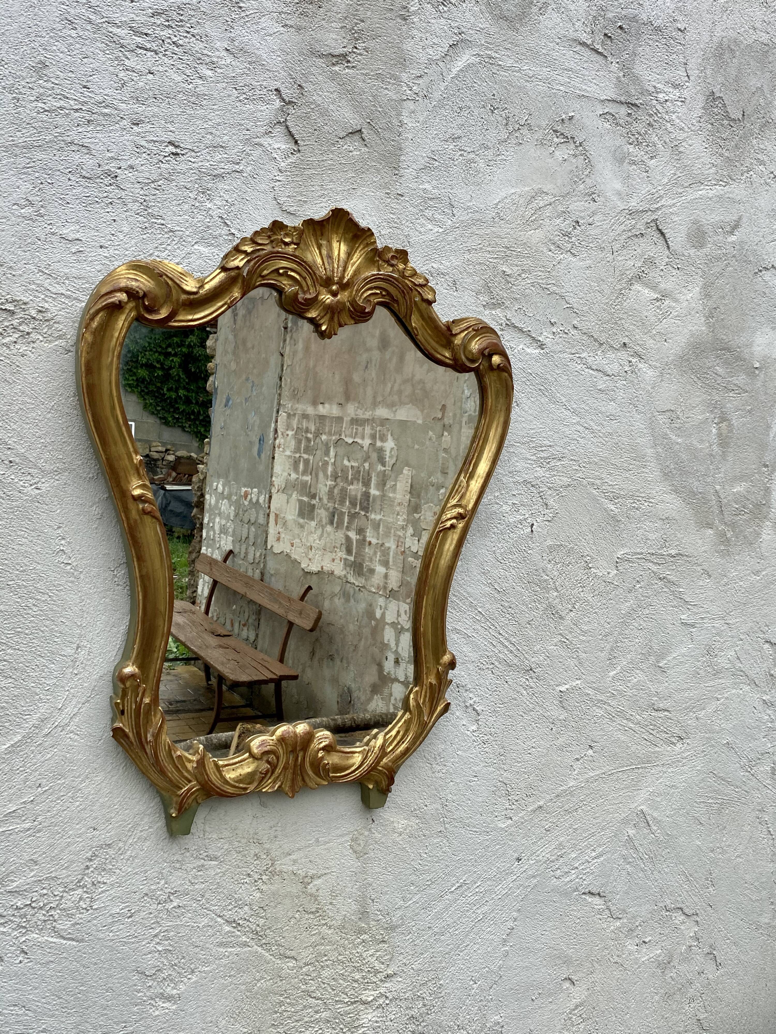 Louis XV style mirror  52x67cm