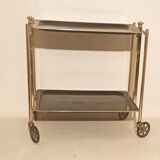 Foldable black foldable rolling service 50s