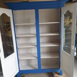 Blue bookcase