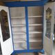 Blue bookcase