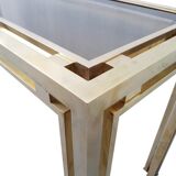 Brass console, 1970s
