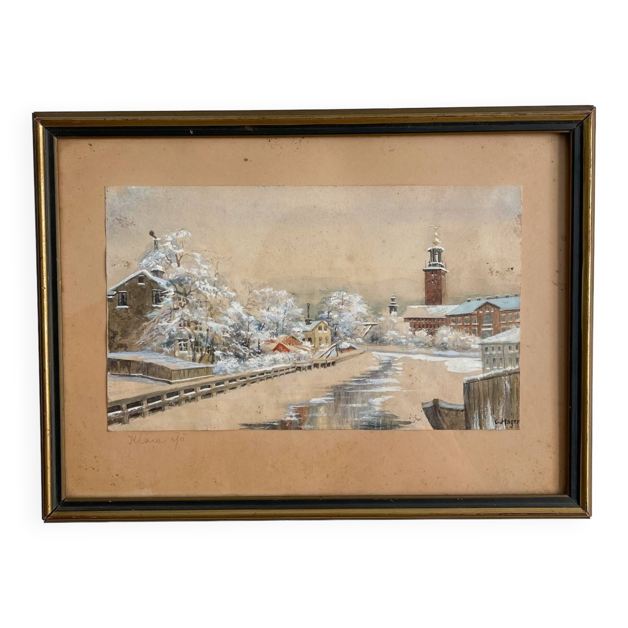 Swedish Painting of Klara, 1930