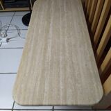 Coffee table in travertine