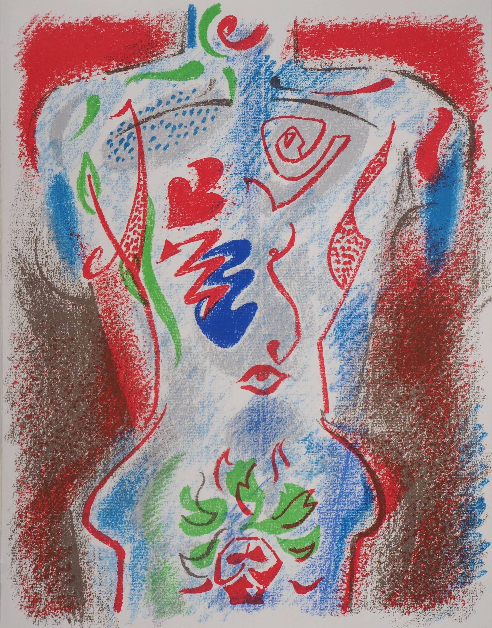 André masson : cupidon, le dieu de l’amour - lithographie originale