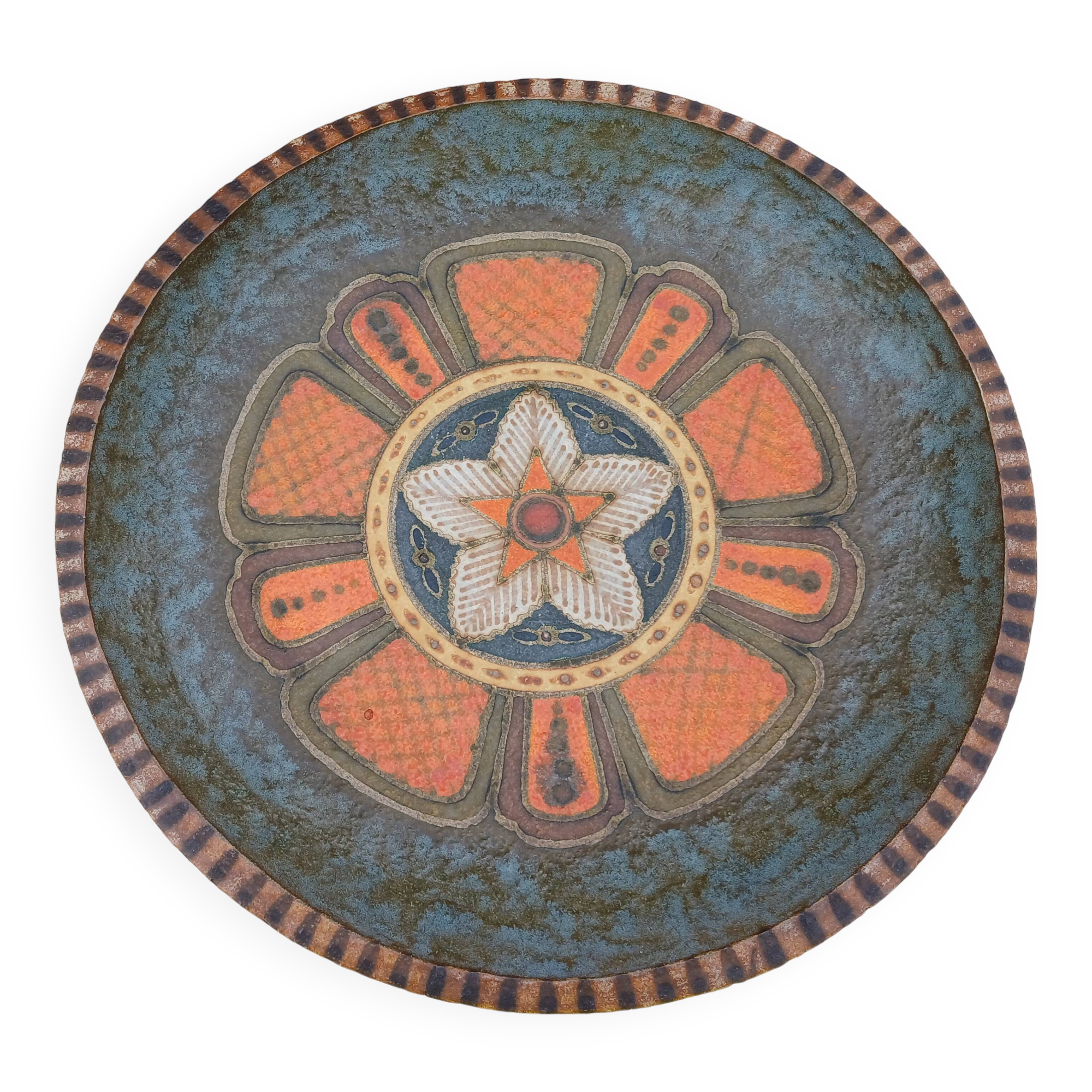 Vintage Round Dish from Kellner Jan