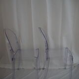 Pair of stackable chairs Victoria Ghost / Polycarbonate 2.0