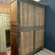 Louis XIV Provençal period wardrobe in solid walnut with blonde patina