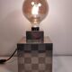Cube lamp - checkered - Françoise Sée - Space Age Design - Vintage era - 60s / 70s