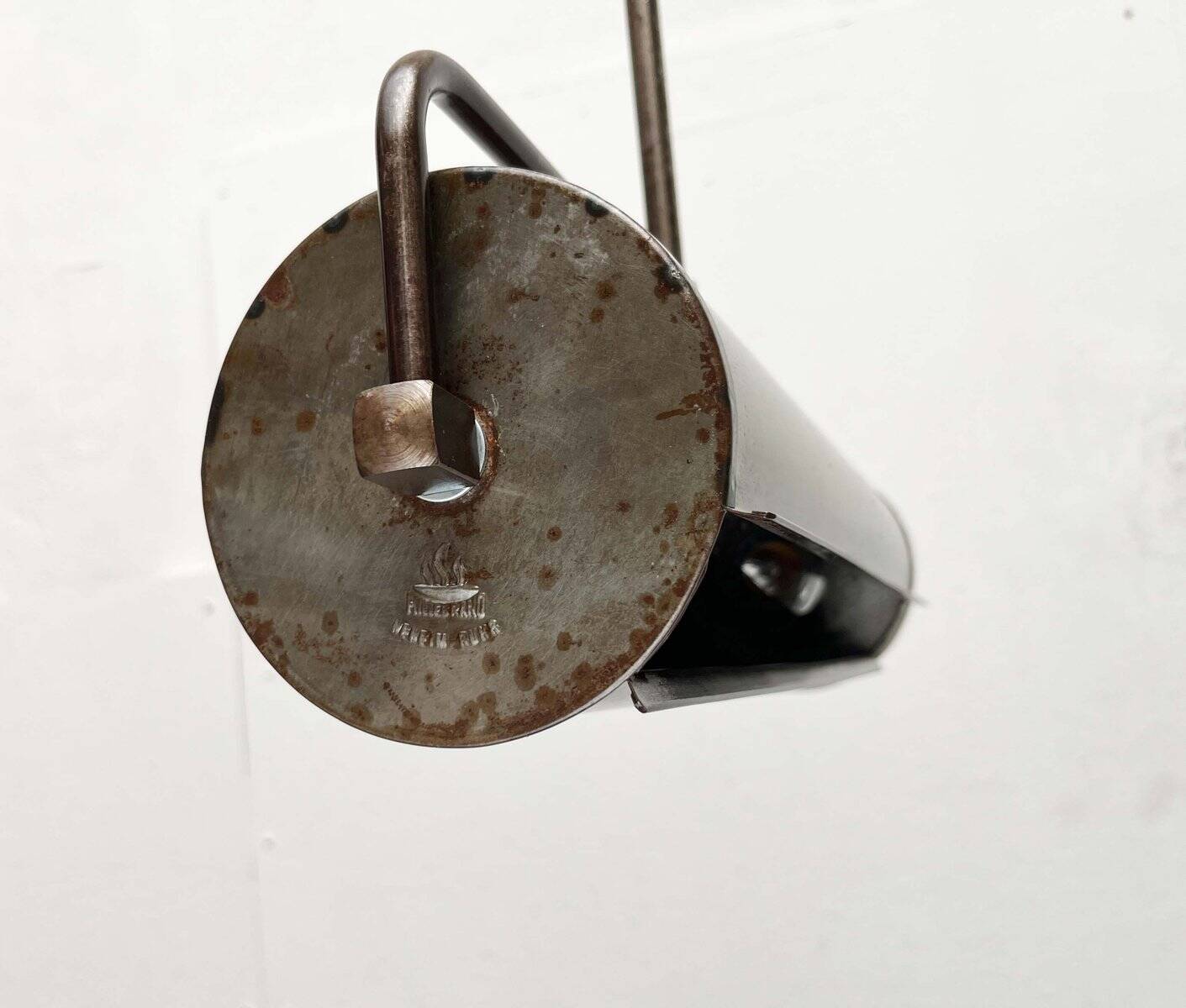 Lampes de plafond industrielles allemandes modernes du milieu du siècle de Hillebrand Leuchten, lot de 2