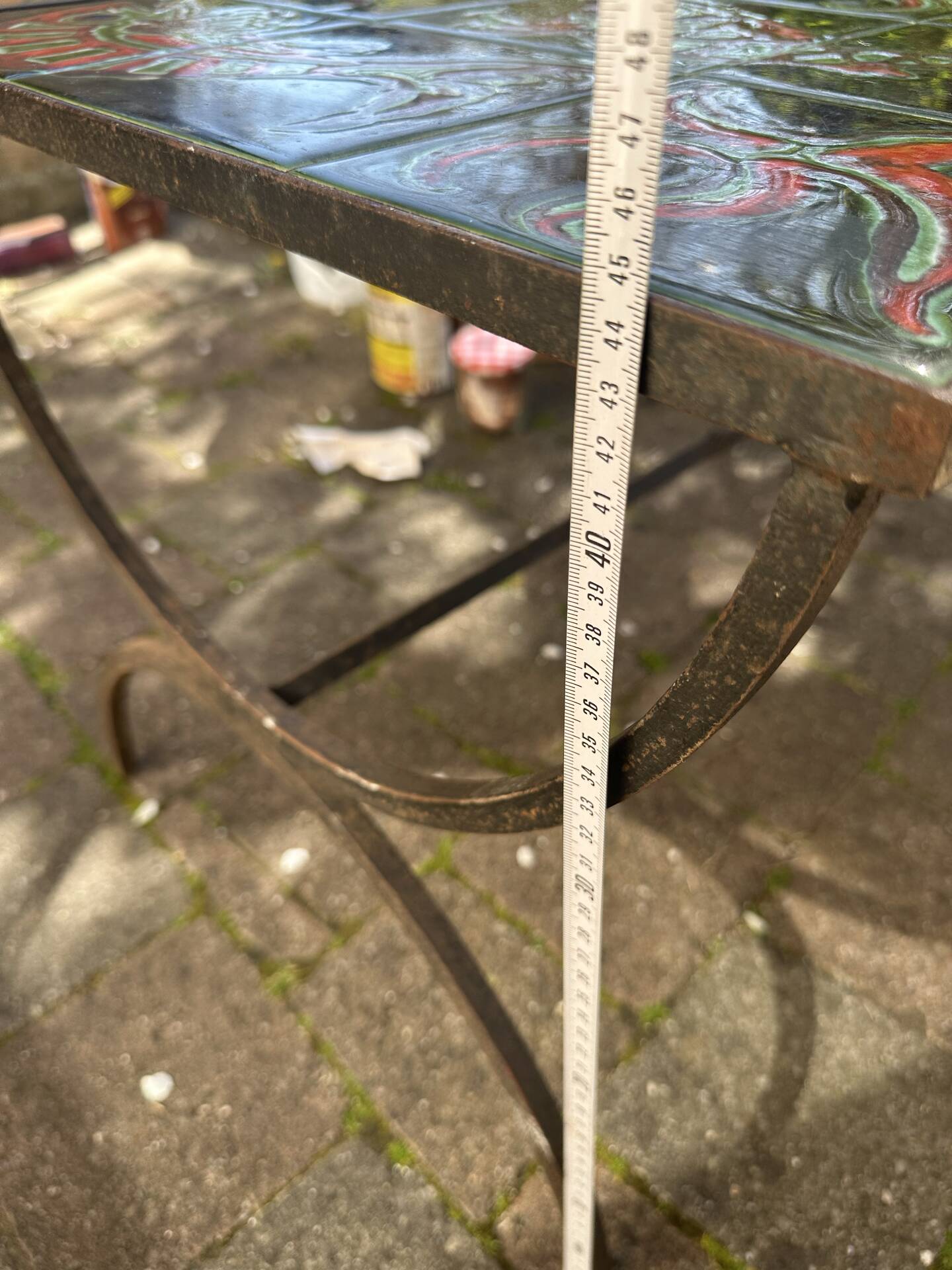 Vintage ceramic coffee table
