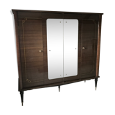 Very beautiful wooden wardrobe in lay furniture from France