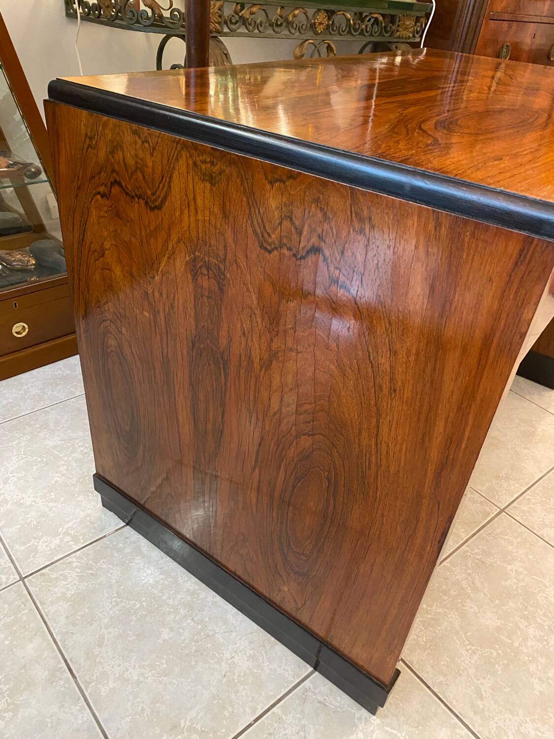 Art Deco mahogany desk