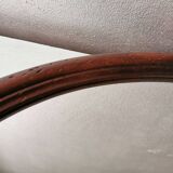 Vintage oval mirror from the 70s 45x35cm