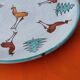 1960s Small plate / Empty pocket enamelled terracotta Pont de Fossé