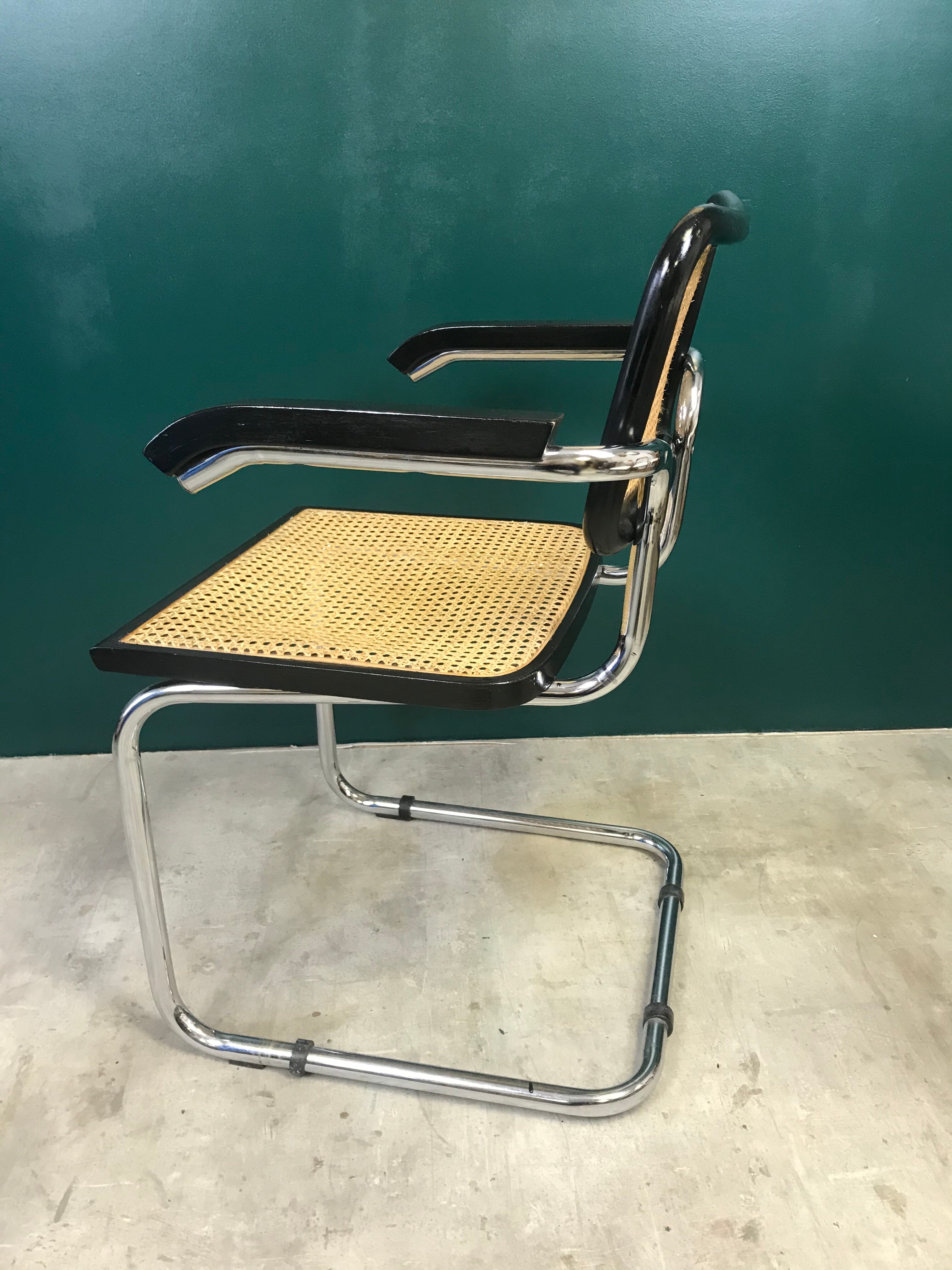 B64 Breuer black armchair