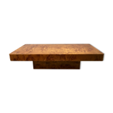 Table basse en loupe d’orme, 1970
