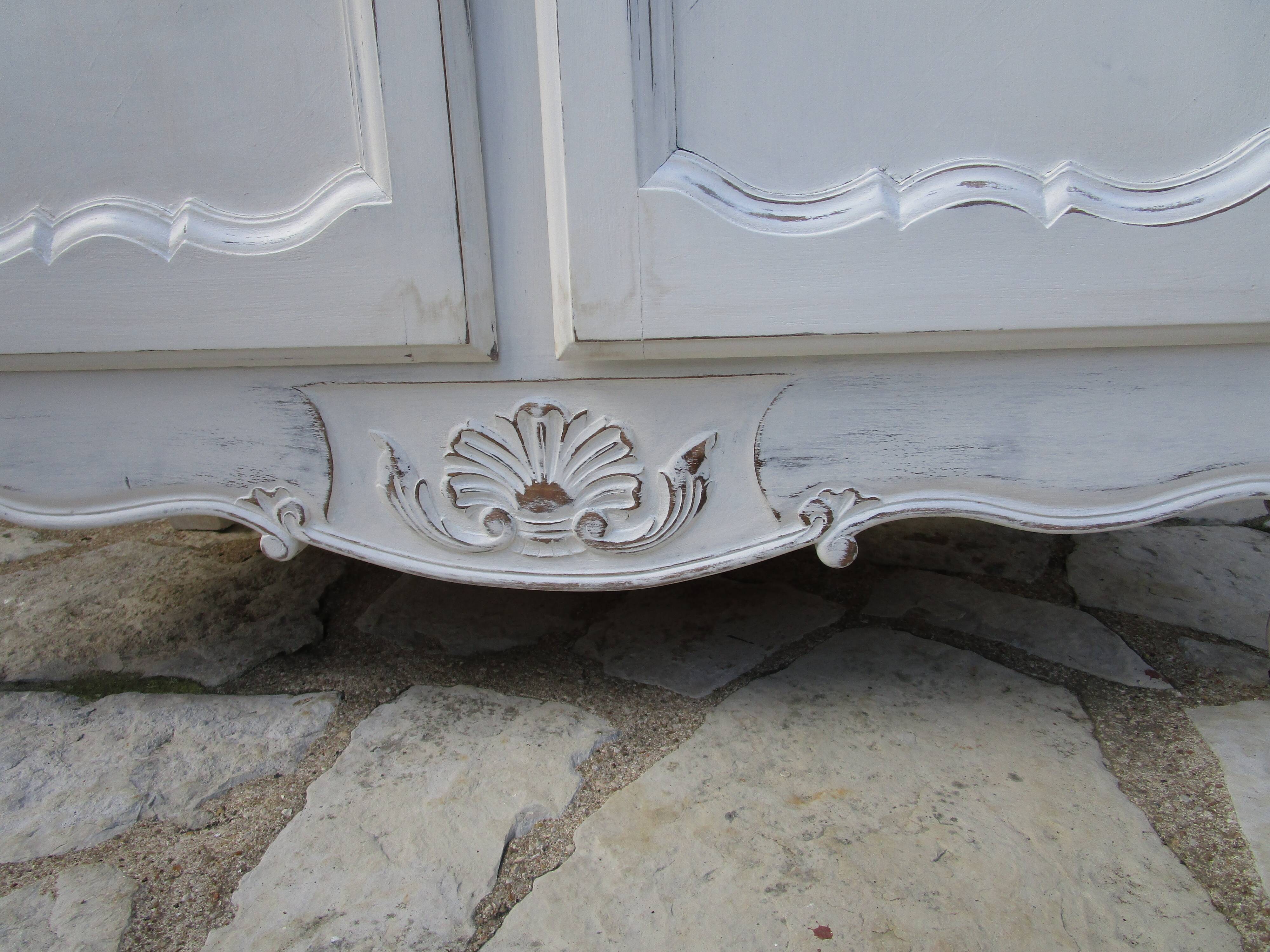 Small white wardrobe