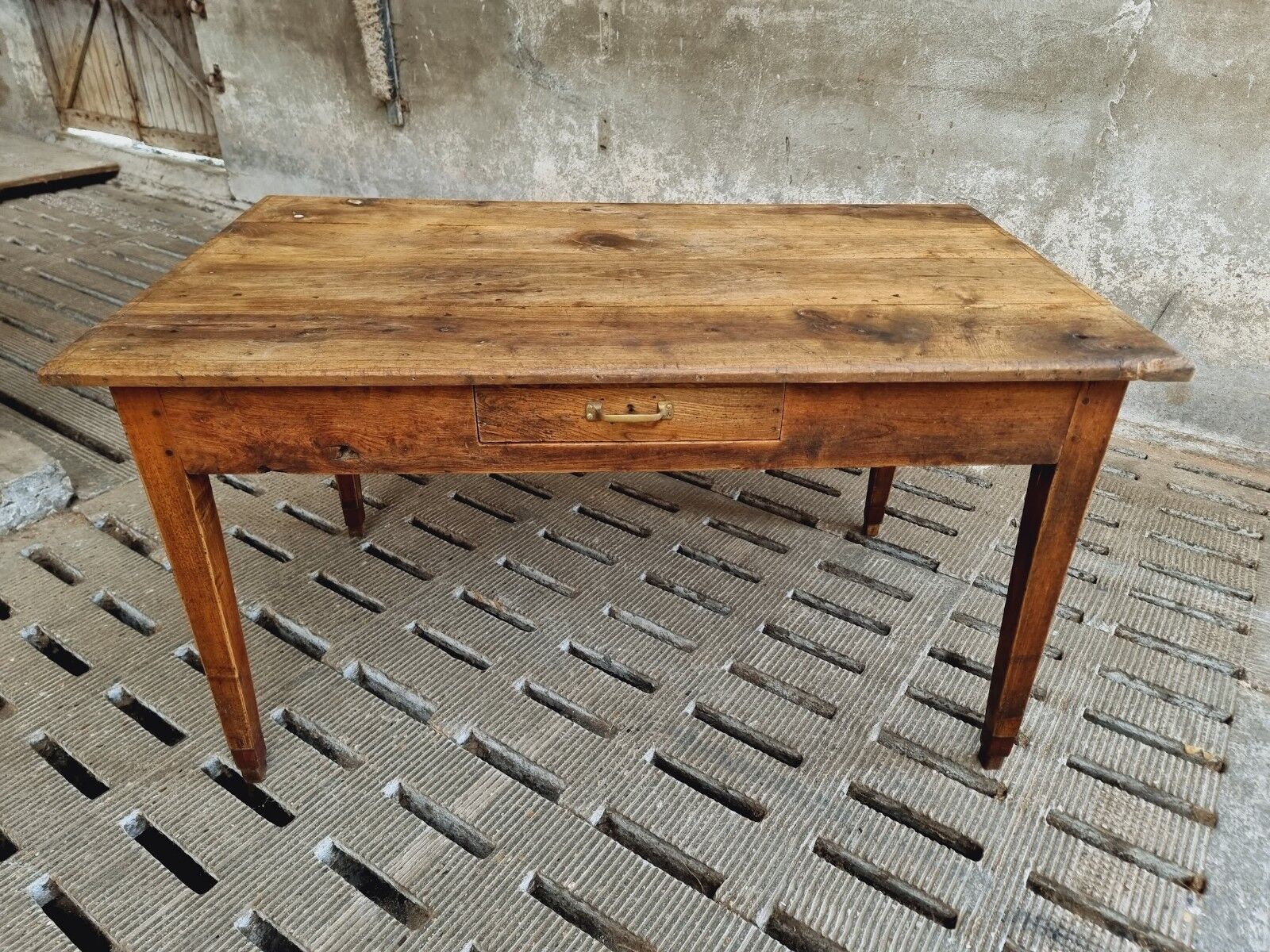 Antique farmhouse table French dining table