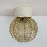 Vintage glass bubble ceiling lamp , 1970s
