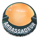Advertising ashtray Ambassador Cusenier