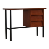 Vintage teak metal sidetable