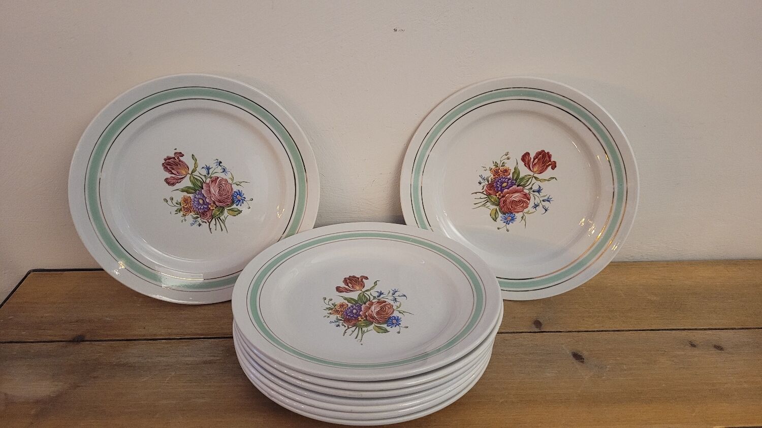 Dessert plates 50's