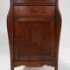 Art Nouveau night stand in oak, France ca. 1910
