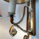Vintage shabby chic wall lights