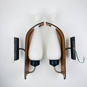 Stilnovo wall sconces, Italy, 1950s, set of 2