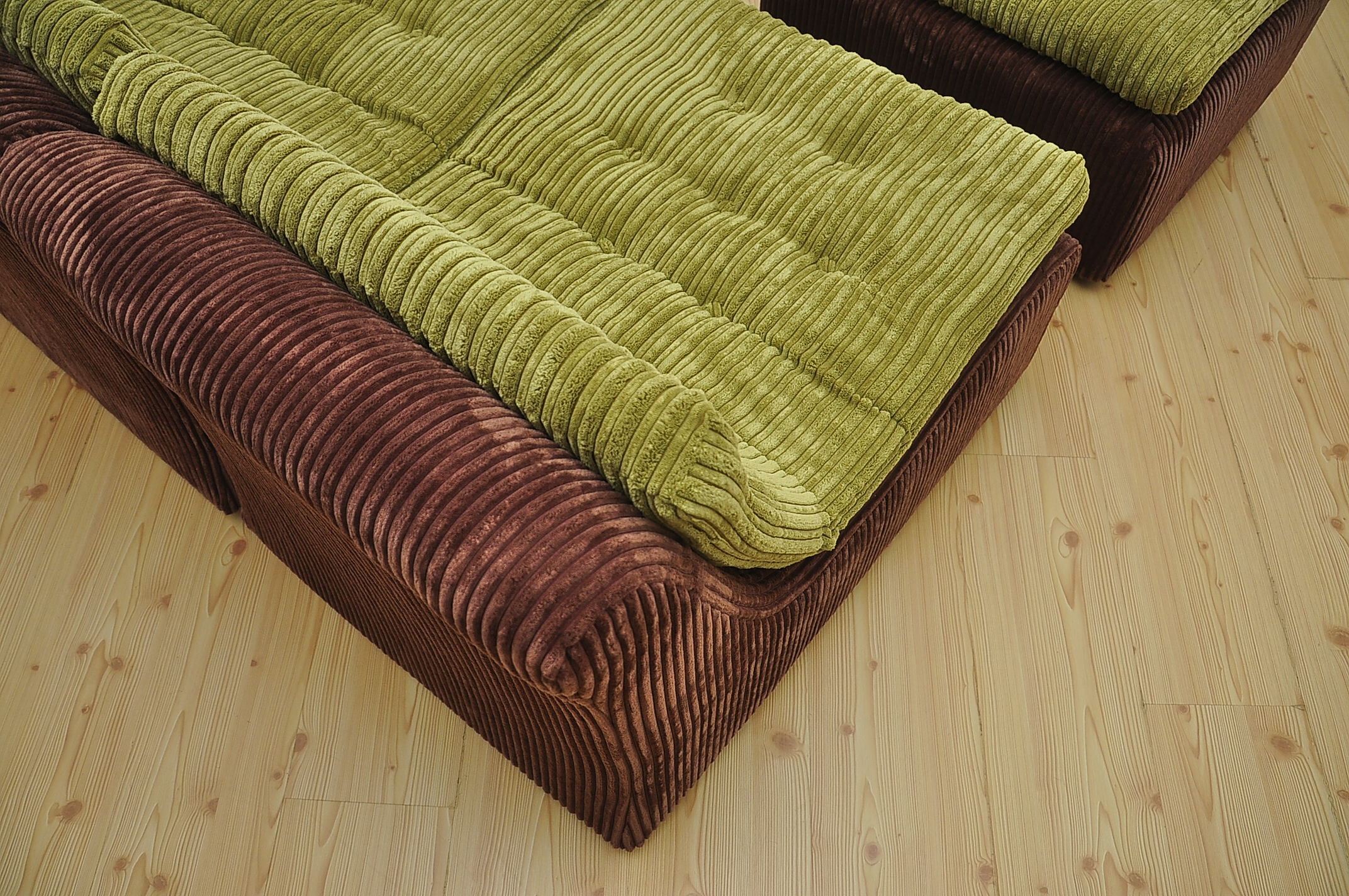 Corduroy modular sofa from DUX, 1970s