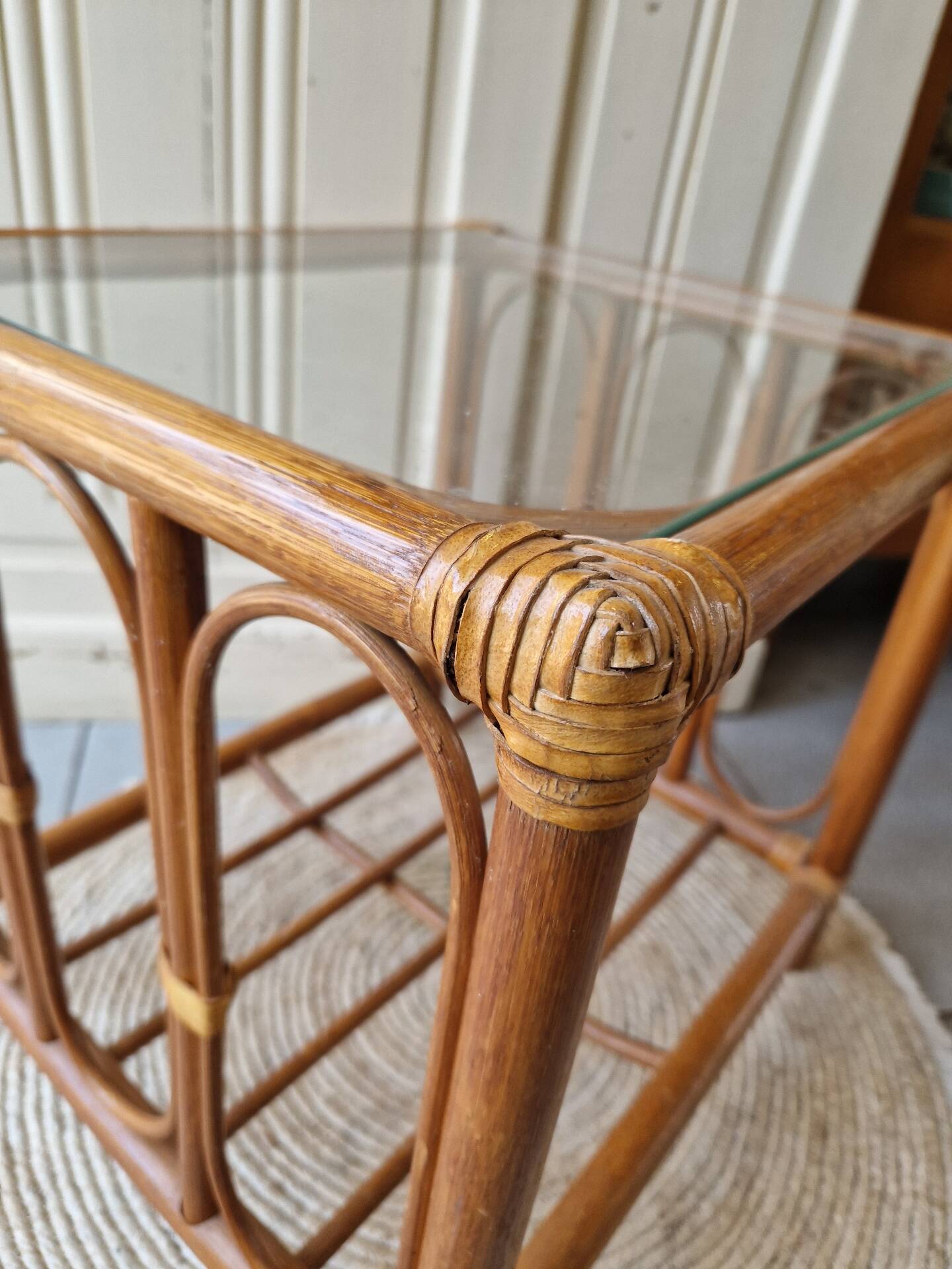Occasional Coffee Table in Rattan