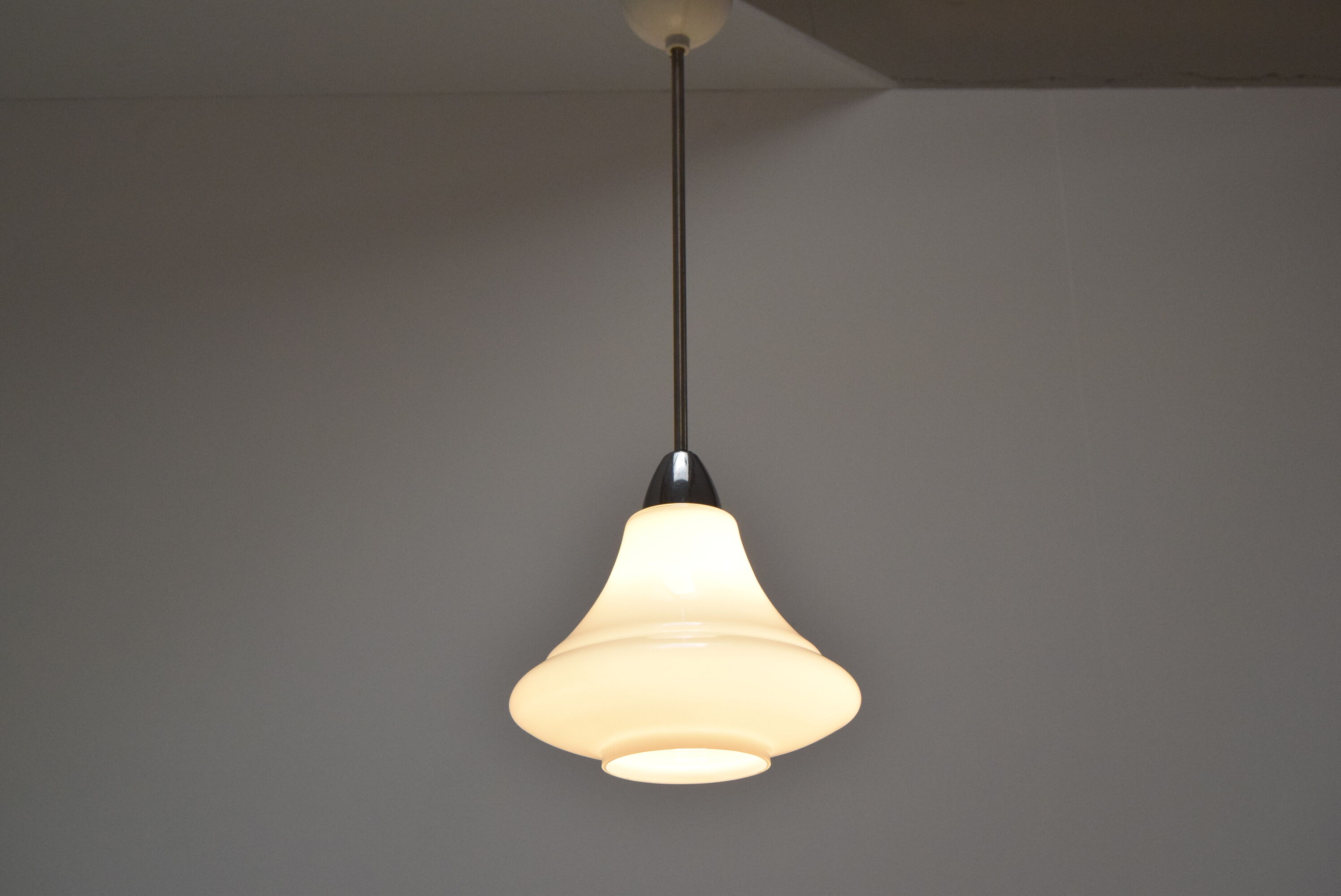 Mid-century glass pendant, 1970