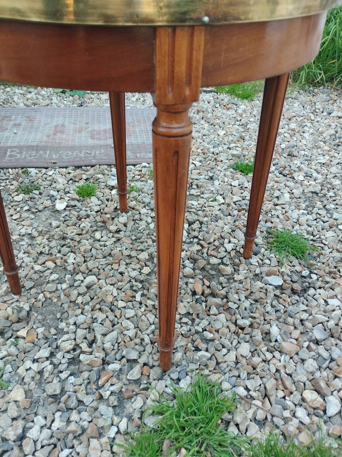 Table  bouillotte ancienne